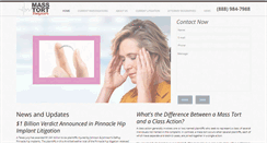 Desktop Screenshot of masstortreport.com